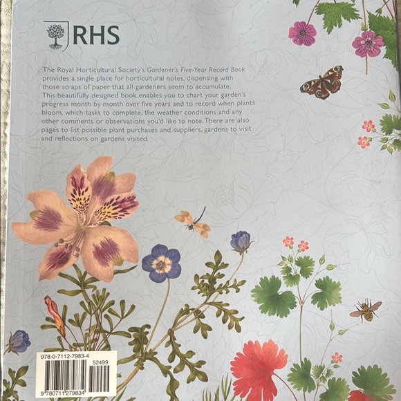 Gardener's Five-Year Record Book - Floral Design - Picture 2 of 7